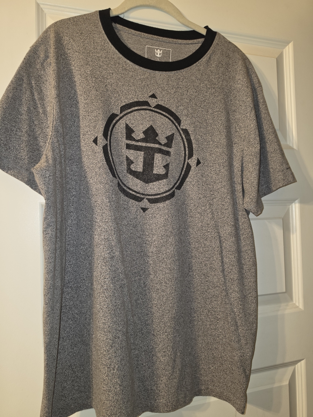 Unisex Royal Caribbean Gray Graphic Crewneck T-Shirt